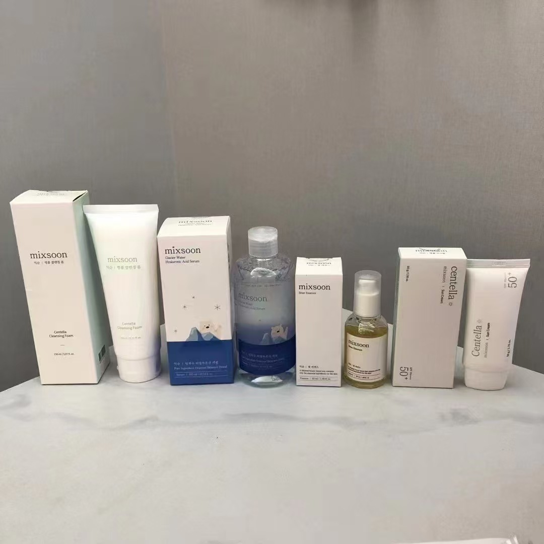 Skincare Centella - 한국 믹스순 콩 크림 에센스 선크림
