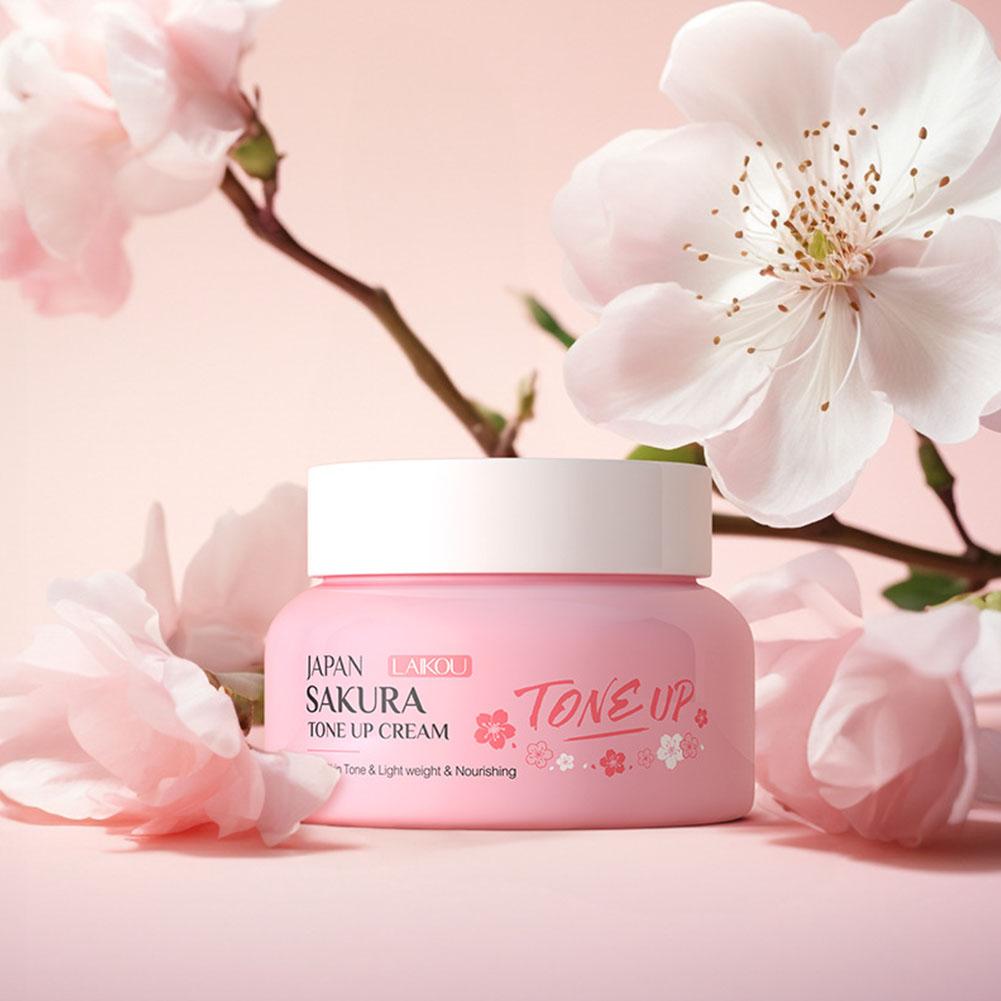 Skincare Glow - 페이셜 모이스처라이저 톤업 페이스 크림, 사쿠라