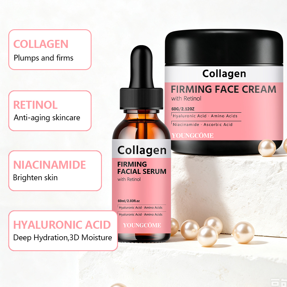 콜라겐 페이스 크림 세럼 세트 (레티놀, 히알루론산,  - Tranexamic Acid Serum 리뷰 및 가격